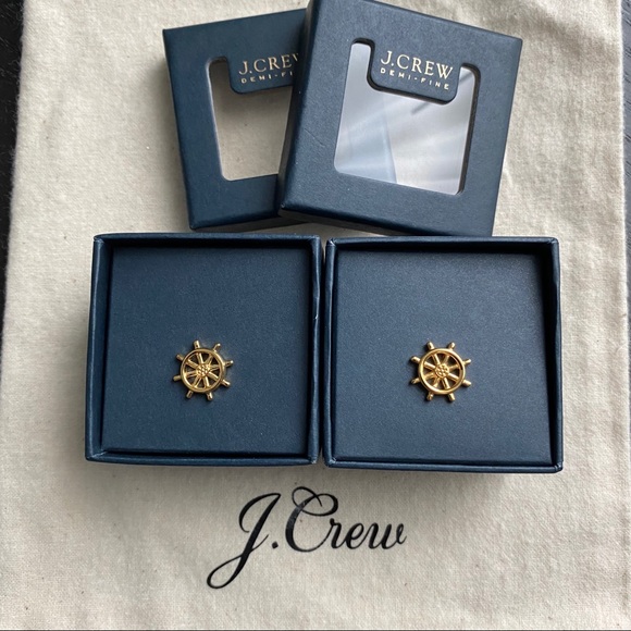 J. Crew demi-fine 14k gold-plated earrings - Picture 2 of 6